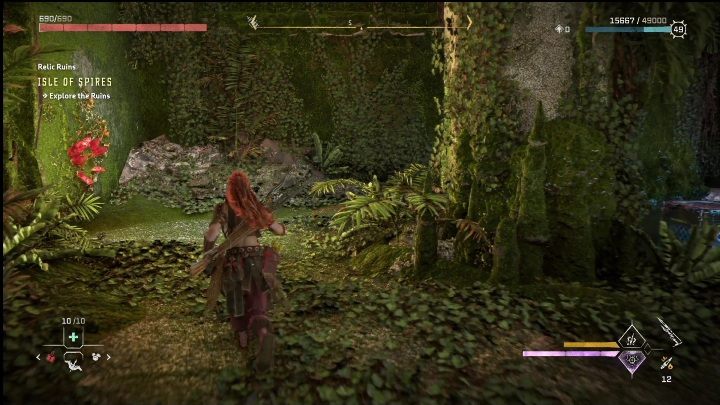 At the bottom, start by blowing up the wall with the Igniter - Horizon Forbidden West: Golden Toucans - how to get? - Ornaments - Horizon Forbidden West Guide