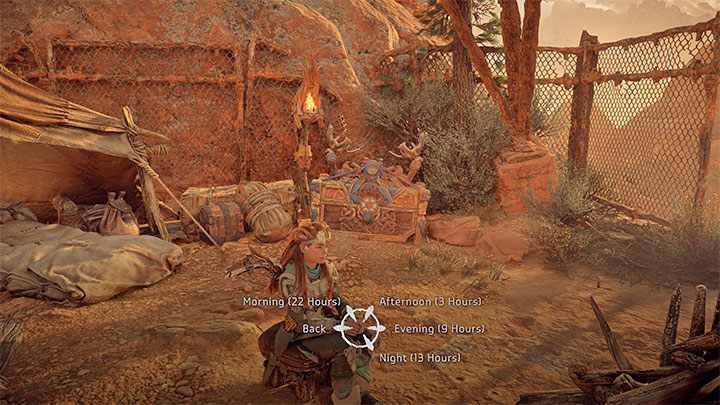 The game will allow you to choose the time of day - you can choose between the morning, afternoon, evening and night - Horizon Forbidden West: How to change time of day? - World and game information - Horizon Forbidden West Guide