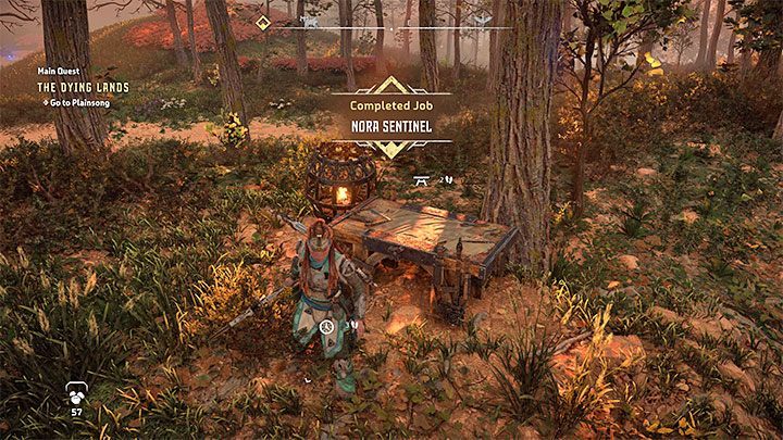 Having all the required resources you can return to the workbench or the trader who had the item you needed - Horizon Forbidden West: What are jobs and how to activate them? - World and game information - Horizon Forbidden West Guide