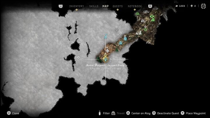 1 - Horizon Forbidden West: Rebel camps and outposts (Cinnabar Sands) - all locations - Cinnabar Sands - Horizon Forbidden West Guide