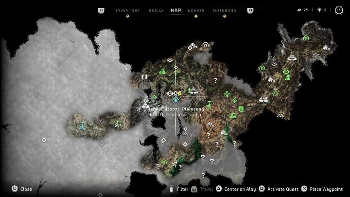 5 - Horizon Forbidden West: Rebel camps and outposts (Cinnabar Sands) - all locations - Cinnabar Sands - Horizon Forbidden West Guide