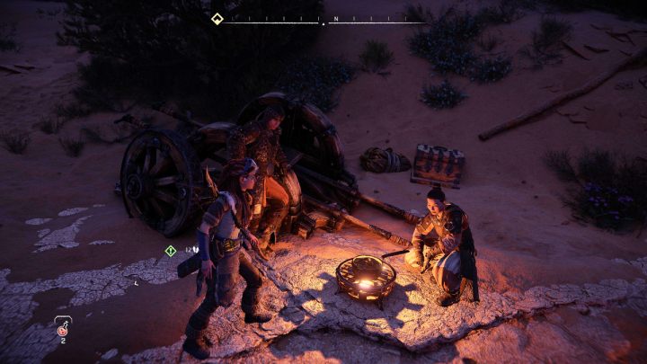 Talk to a woman named Minda at Camp Nowhere - Horizon Forbidden West: Signal Spike - walkthrough - Side quests - Horizon Forbidden West Guide