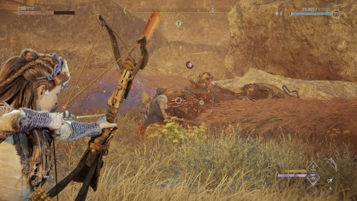 Once you get there, help the Oseram and kill all the machines that attack her - Horizon Forbidden West: Signal Spike - walkthrough - Side quests - Horizon Forbidden West Guide