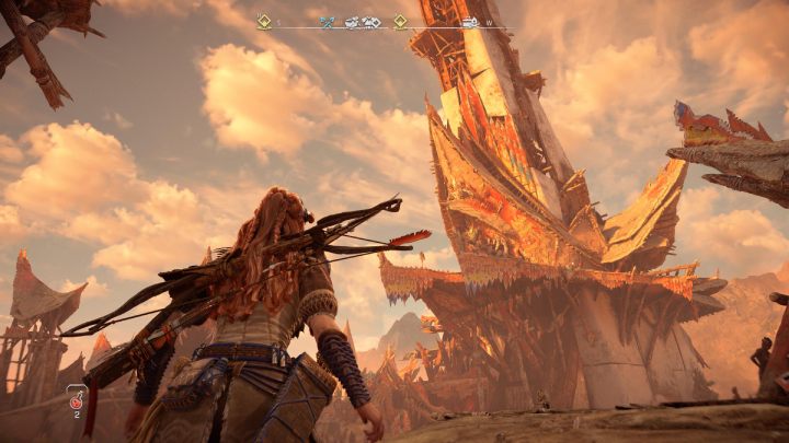 After talking to the Oseram, head to Scalding Spear first and approach the tallest tower - Horizon Forbidden West: Signal Spike - walkthrough - Side quests - Horizon Forbidden West Guide