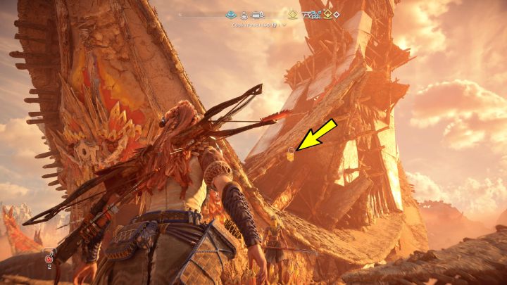 Start the climb at the back of the tower, scan the area and find the yellow grip - Horizon Forbidden West: Signal Spike - walkthrough - Side quests - Horizon Forbidden West Guide
