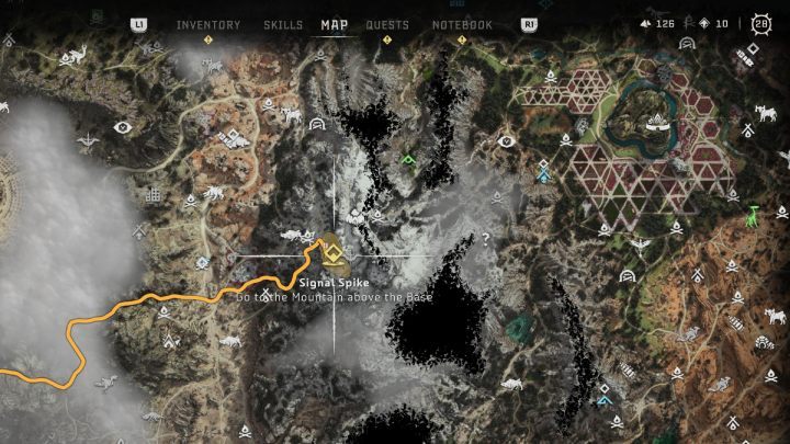 Go to the designated location at the Base - Horizon Forbidden West: Signal Spike - walkthrough - Side quests - Horizon Forbidden West Guide