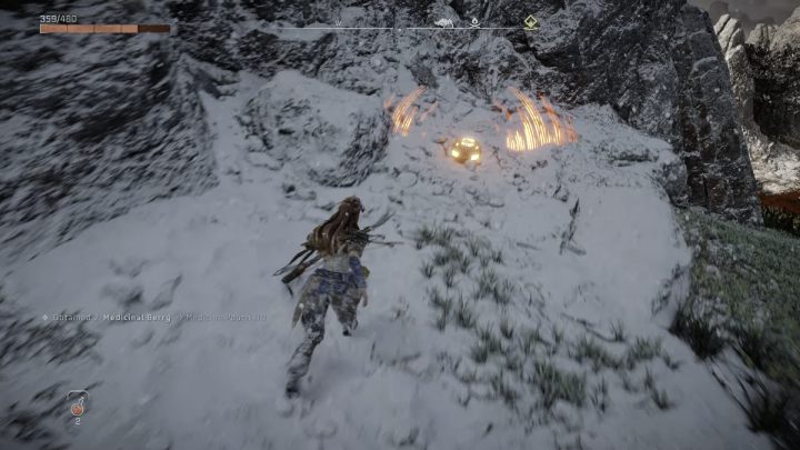 From time to time, the area will be scanned by a red light that will interfere with your focus - Horizon Forbidden West: Signal Spike - walkthrough - Side quests - Horizon Forbidden West Guide