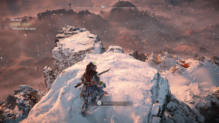Get to the marker on the map and try to catch the signal - Horizon Forbidden West: Signal Spike - walkthrough - Side quests - Horizon Forbidden West Guide