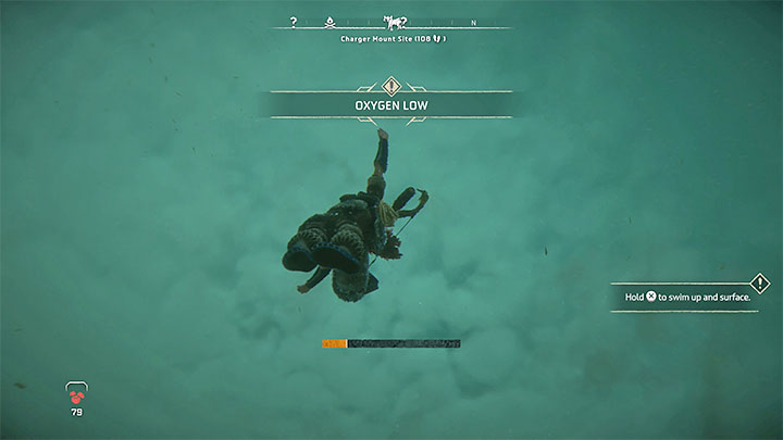 Horizon Forbidden West puts more emphasis on diving and exploring underwater locations, but unfortunately it limits you at first via your limited oxygen supply - Horizon Forbidden West: How to get Diving Mask? - Exploration - Horizon Forbidden West Guide