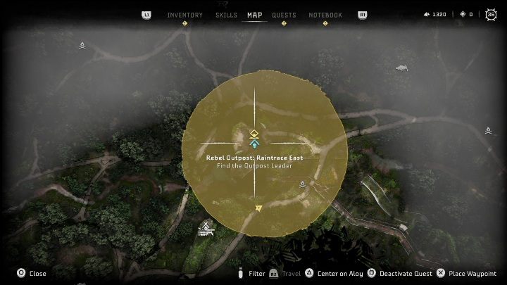 Reward: none - Horizon Forbidden West: Rebel camps and outposts (The Stand of the Sentinels) - locations - The Stand of the Sentinels - Horizon Forbidden West Guide