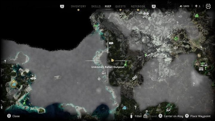 5 - Horizon Forbidden West: Rebel camps and outposts (The Stand of the Sentinels) - locations - The Stand of the Sentinels - Horizon Forbidden West Guide