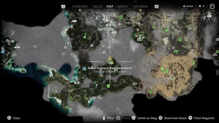 7 - Horizon Forbidden West: Rebel camps and outposts (The Stand of the Sentinels) - locations - The Stand of the Sentinels - Horizon Forbidden West Guide