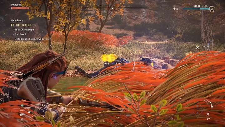 To active concentration in Horizon Forbidden West you must first hold down L2 to aim, then press the right analog stick (R3) - Horizon Forbidden West: How to activate concentration? - Combat - Horizon Forbidden West Guide