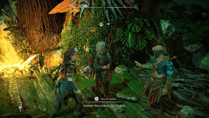 Head to the Fall's Edge settlement near the Memorial Grove and talk to Dekka - Horizon Forbidden West: Blood for Blood - walkthrough - Side quests - Horizon Forbidden West Guide