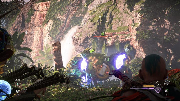 The Behemoth is vulnerable to acid and fire damage - Horizon Forbidden West: Blood for Blood - walkthrough - Side quests - Horizon Forbidden West Guide