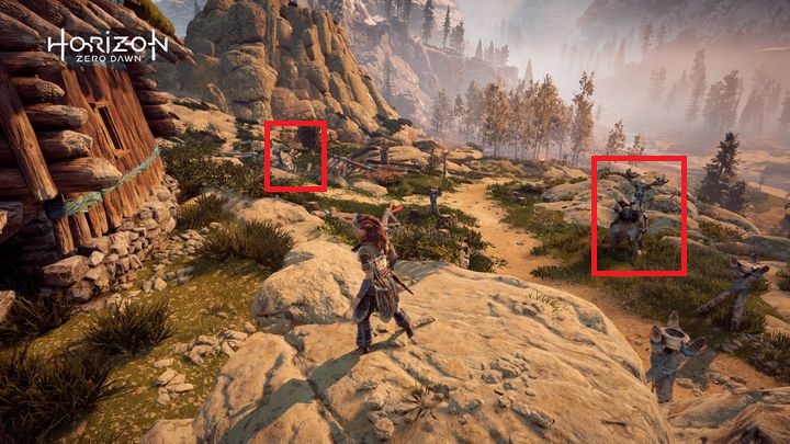 Both dummies are found near the campfire - Horizon Zero Dawn: Grazer dummies - where to find? - FAQ - Horizon Zero Dawn Guide, Walkthrough