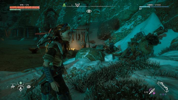 The second Grazer dummy is in the villages center - Horizon Zero Dawn: Grazer dummies - where to find? - FAQ - Horizon Zero Dawn Guide, Walkthrough