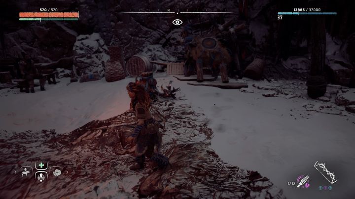 The dummy is on the camps upper level - Horizon Zero Dawn: Grazer dummies - where to find? - FAQ - Horizon Zero Dawn Guide, Walkthrough