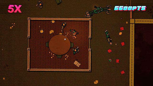 You will encounter another four enemies in the room on the left - Bonus Scene - The Abyss - Hotline Miami 2: Wrong Number - Game Guide and Walkthrough