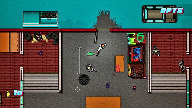 Go right - Scene 7 - No Mercy - Act 2 - Rising - Hotline Miami 2: Wrong Number - Game Guide and Walkthrough