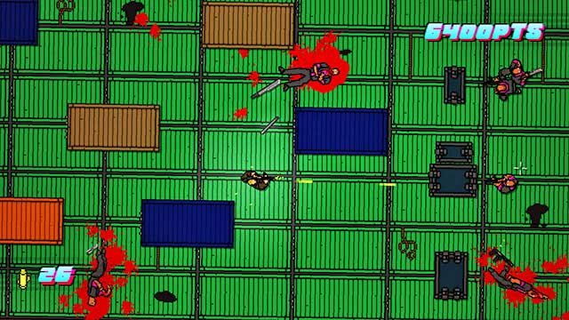 Kill the two men with melee weapons - Scene 11 - Dead Ahead - Act 3 - Climax - Hotline Miami 2: Wrong Number - Game Guide and Walkthrough