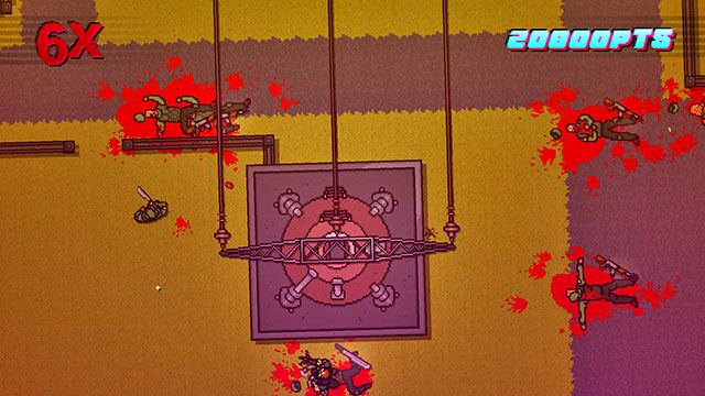 You find the last opponents among generators - Scene 16 - Casualties - Act 4 - Falling - Hotline Miami 2: Wrong Number - Game Guide and Walkthrough