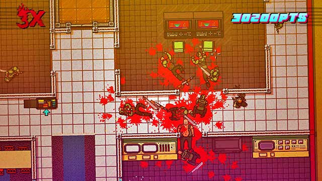 Replenish your ammo - Scene 16 - Casualties - Act 4 - Falling - Hotline Miami 2: Wrong Number - Game Guide and Walkthrough