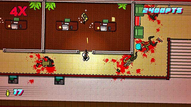 Return to the stairs - Scene 22 - Blood Money - Act 6 - Catastrophe - Hotline Miami 2: Wrong Number - Game Guide and Walkthrough