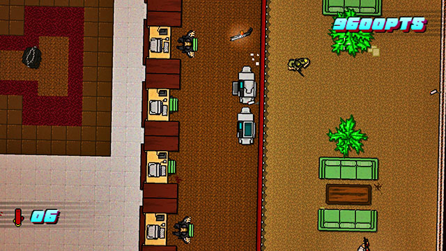 Hide behind the wall - Scene 22 - Blood Money - Act 6 - Catastrophe - Hotline Miami 2: Wrong Number - Game Guide and Walkthrough