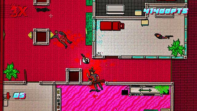 Go up - Scene 24 - Take Over - Act 6 - Catastrophe - Hotline Miami 2: Wrong Number - Game Guide and Walkthrough