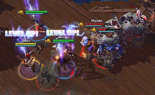 In the screenshot above you can see that the enemies have two Doubloons (1 doubloon each) - Blackhearts Bay - Types of battlegrounds - Heroes of the Storm - Game Guide and Walkthrough