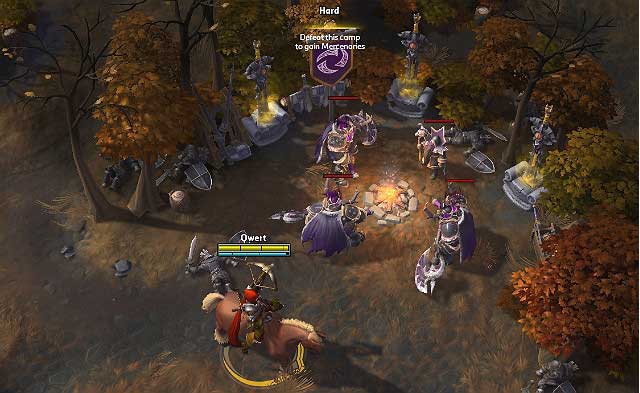 Knights are more difficult, their camp is opposite the Giants one - Cursed Hollow - Types of battlegrounds - Heroes of the Storm - Game Guide and Walkthrough
