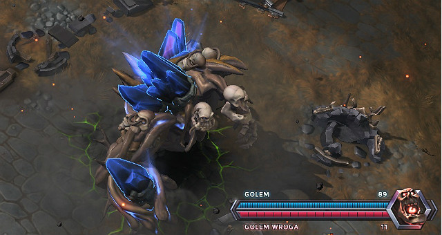 The Golems start from the base and continue where they were defeated - Haunted Mines - Types of battlegrounds - Heroes of the Storm - Game Guide and Walkthrough