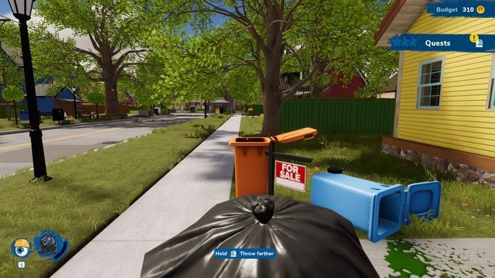 The final Cleaning action is putting trash and other unneeded items in garbage bags - House Flipper 2: Renovating Actions - Basics - House Flipper 2 Guide
