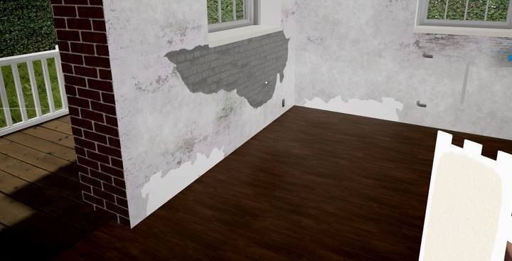 Once purchased, place them on the ground and press the E button while keeping the cursor above the bucket - Types of construction works in House Flipper game - Basics of the House Flipper game - House Flipper Game Guide