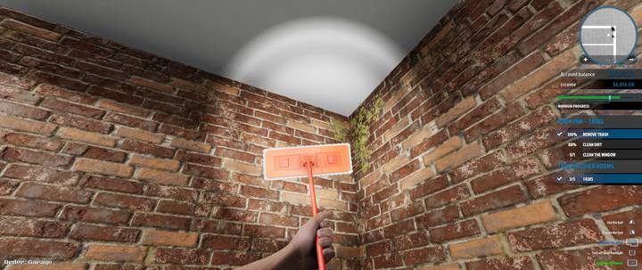 A lot of light may help in finding the spots and stains. - Max Jonsonv order in House Flipper - Walkthrough - House Flipper Game Guide
