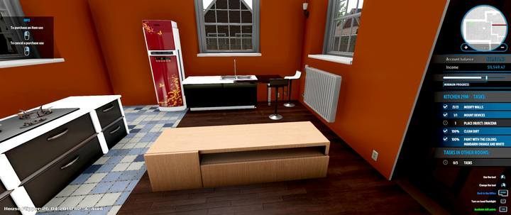 Example of the final effect of a living room. - Amy Johnson order in House Flipper - Walkthrough - House Flipper Game Guide