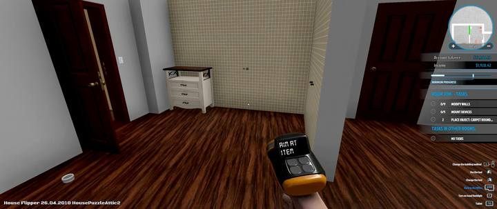 You cant sell the old chest of drawers, you have to move it - even outside the room. - Mandy Clow order in House Flipper - Walkthrough - House Flipper Game Guide