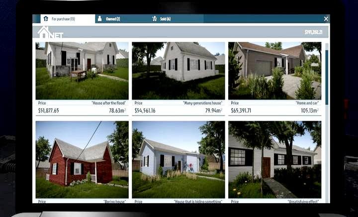 You can check owned buildings and purchase new ones by using the notebook in your office. - General information about investments in House Flipper Game - Free mode - House Flipper Game Guide
