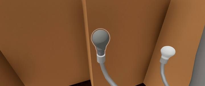 Damaged bulbs can be easily located - you just need to check whether turning on the light switch lights up the room. - Installations and assembly, types of failures in House Flipper Game - Basics of the House Flipper game - House Flipper Game Guide