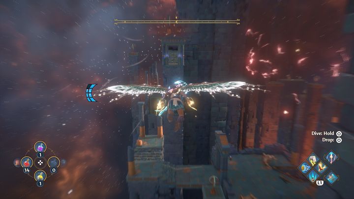 Continue gliding to reach the other end of the location - Immortals Fenyx Rising: Dark Arts - walkthrough - Hephaestus quests - Immortals Fenyx Rising Guide