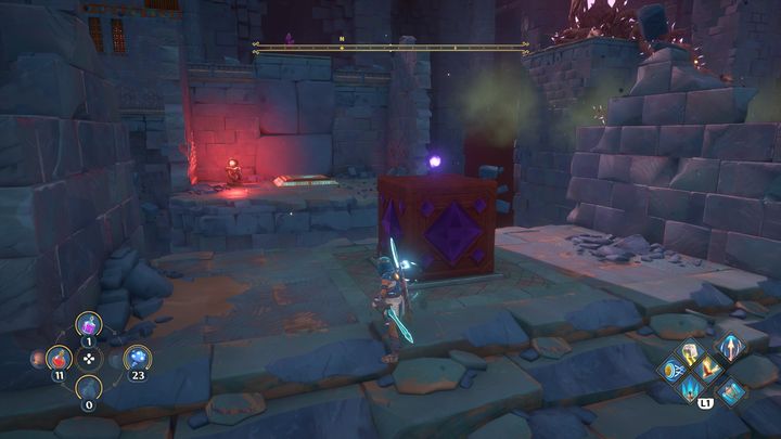 Now you need to go to the right side - Immortals Fenyx Rising: The Spiders Web - walkthrough - Main missions - Immortals Fenyx Rising Guide