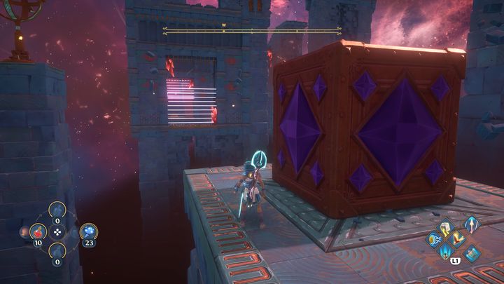 When you finish the puzzle, go right - Immortals Fenyx Rising: The Spiders Web - walkthrough - Main missions - Immortals Fenyx Rising Guide