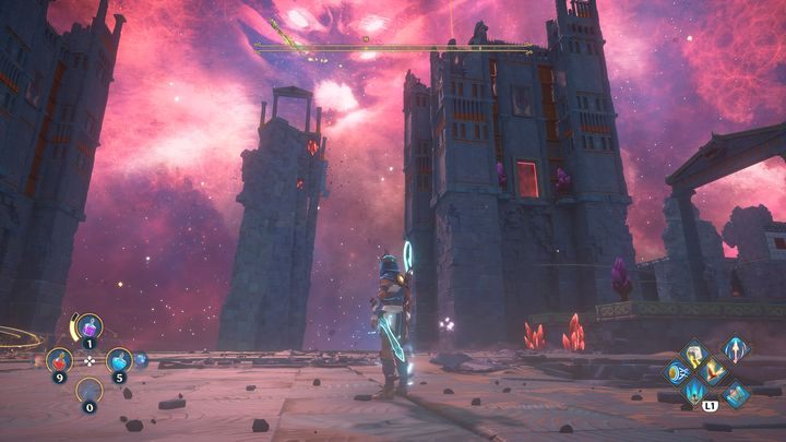 After defeating the opponents, the previously mentioned platform will appear - Immortals Fenyx Rising: The Spiders Web - walkthrough - Main missions - Immortals Fenyx Rising Guide