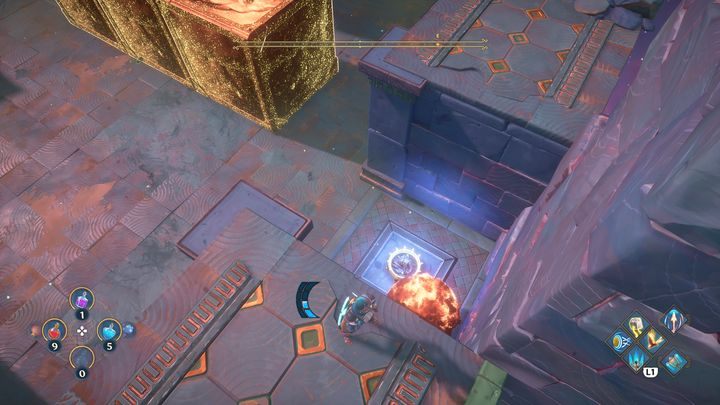 The hearth is on the right side - Immortals Fenyx Rising: The Spiders Web - walkthrough - Main missions - Immortals Fenyx Rising Guide