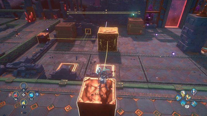 Place the large block same as in the photo above - Immortals Fenyx Rising: The Spiders Web - walkthrough - Main missions - Immortals Fenyx Rising Guide