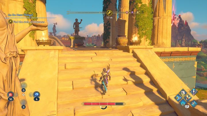 The next task is related to Odysseus - Immortals Fenyx Rising: Go Do Hero Things! - walkthrough - Athenas quests - Immortals Fenyx Rising Guide