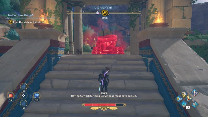 Time for the final Stele of Heracles - Immortals Fenyx Rising: Go Do Hero Things! - walkthrough - Athenas quests - Immortals Fenyx Rising Guide