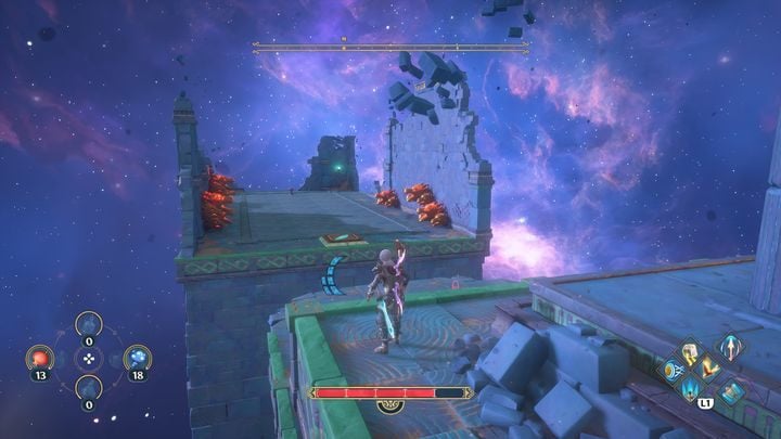 After defeating Cerberos, instead of picking up the Zeus's lightning right away, go a little further forward as there is a chest to loot - Immortals Fenyx Rising: Go Do Hero Things! - walkthrough - Athenas quests - Immortals Fenyx Rising Guide