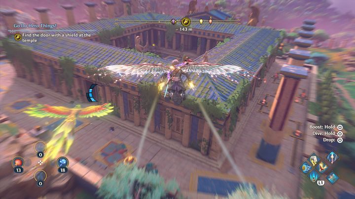 A cut-scene will begin once you leave the vault - Immortals Fenyx Rising: Go Do Hero Things! - walkthrough - Athenas quests - Immortals Fenyx Rising Guide